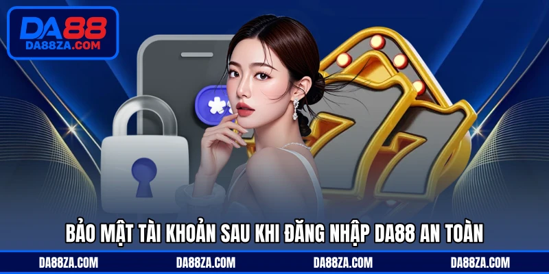 Bảo mật tài khoản sau khi đăng nhập DA88 an toàn
