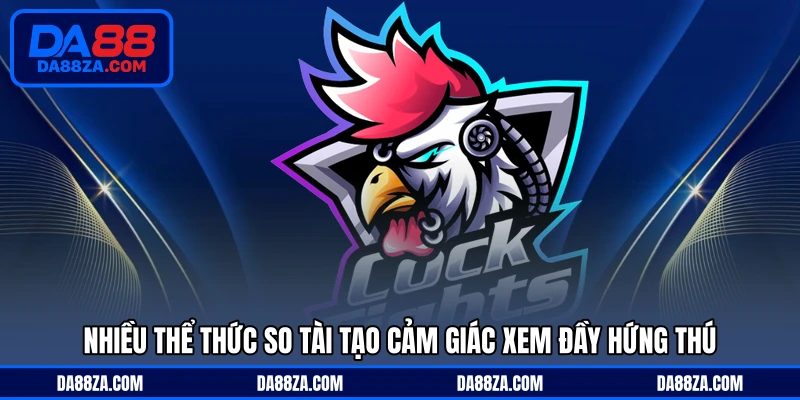 Nhiều thể thức so tài tạo cảm giác xem đầy hứng thú